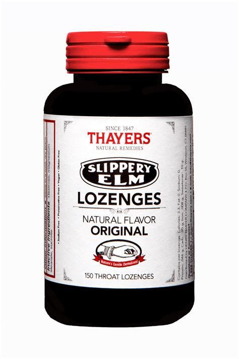In 1856, the Massachusetts Charitable Mechanics Association awarded the company for the apparatus to produce these extracts. . Thayers slippery elm lozenges original